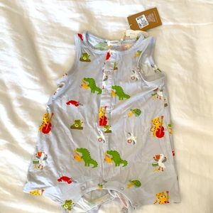 Angel Dear sleeveless shorts romper